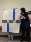 Cathy Hanson, back of quilt